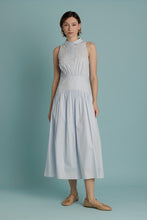 Load image into Gallery viewer, Curved Yoke Midi Shirt Dress
