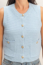 Load image into Gallery viewer, Button-front Vest With Pocket
